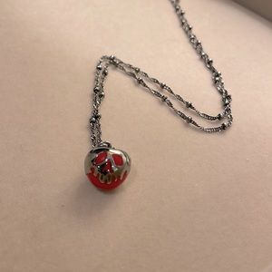 Rocklove Disney Snow White Poison Apple Necklace